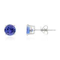 10K AAA Tanzanite Gold Earrings