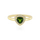 Russian Diopside Silver Ring