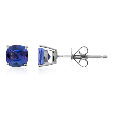 10K AAA Tanzanite Gold Earrings