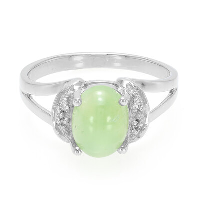 Imperial Chrysoprase Silver Ring