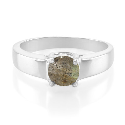 Romanian Spectrolite Silver Ring