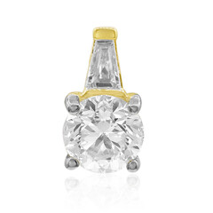 14K SI1 (G) Diamond Gold Pendant