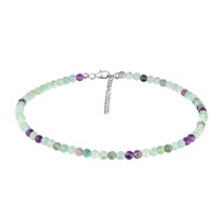 Fluorite Silver Necklace