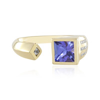 9K AAA Tanzanite Gold Ring (de Melo)