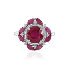 Madagascar Ruby Silver Ring