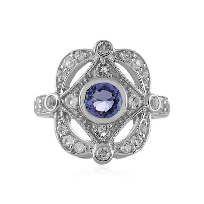 Tanzanite Silver Ring