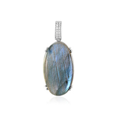 Labradorite Silver Pendant