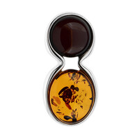 Baltic Amber Silver Pendant