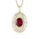 9K Madagascar Ruby Gold Necklace (Ornaments by de Melo)