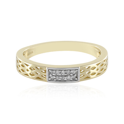 9K I2 (I) Diamond Gold Ring (Ornaments by de Melo)