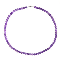 Zambian Amethyst Silver Necklace