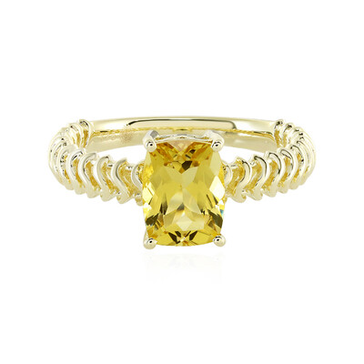 9K Golden Beryl Gold Ring (Ornaments by de Melo)