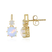 Welo Opal Silver Earrings