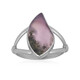 Purple Chalcedony Silver Ring (Bali Barong)