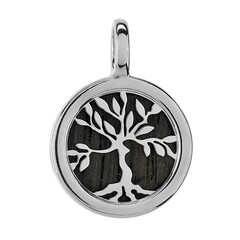 Black Oak Silver Pendant