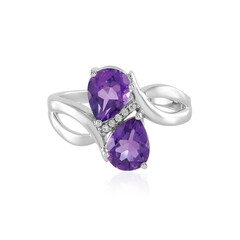 Moroccan Amethyst Silver Ring