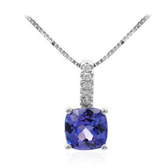 10K AAA Tanzanite Gold Necklace