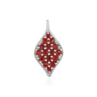 Tanzanian Ruby Silver Pendant