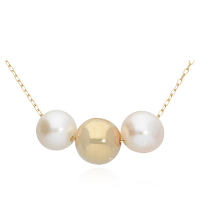 9K Freshwater pearl Gold Necklace