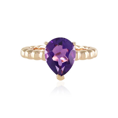 Zambian Amethyst Silver Ring