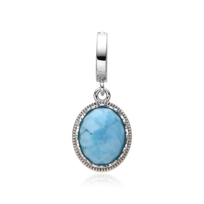 Larimar Silver Pendant