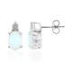 Brazilian Aquamarine Silver Earrings