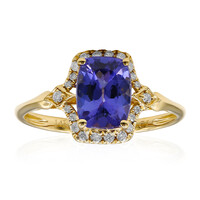 14K AAA Tanzanite Gold Ring (CIRARI)