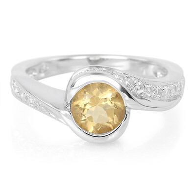 Citrine Silver Ring