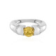 Yellow Beryl Silver Ring