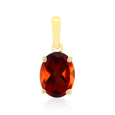 9K Madeira Citrine Gold Pendant