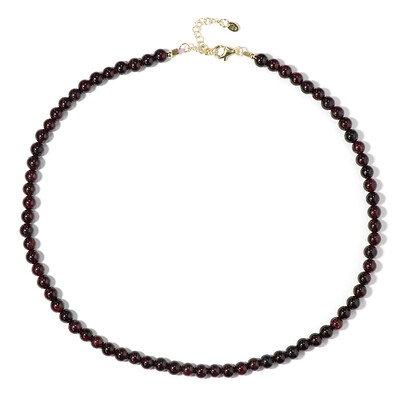 Mozambique Garnet Silver Necklace