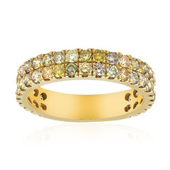 14K SI2 Fancy Diamond Gold Ring (CIRARI)