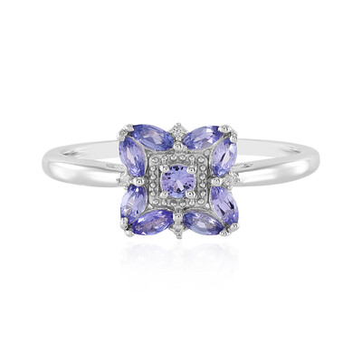 Tanzanite Silver Ring