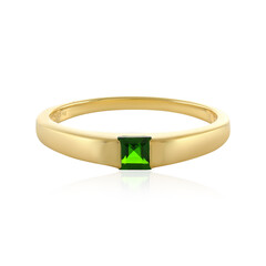 Russian Diopside Silver Ring