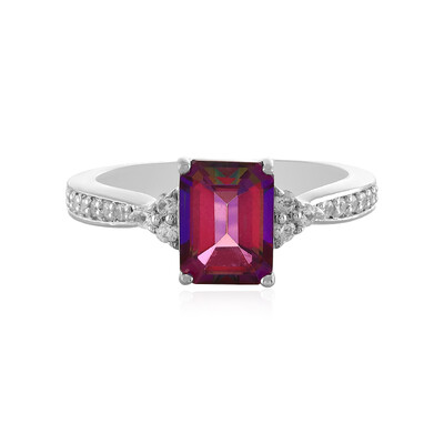 Purple Mystic Topaz Silver Ring