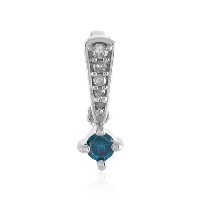 I3 Blue Diamond Silver Pendant