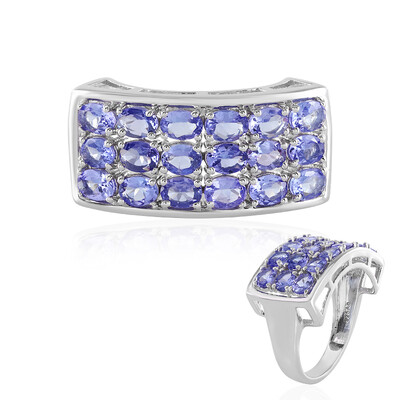 Tanzanite Silver Ring