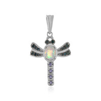 Welo Opal Silver Pendant