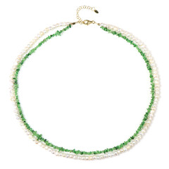 Tanzanian Tsavorite Silver Necklace