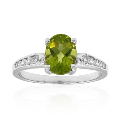 Peridot Silver Ring