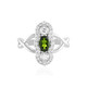 Russian Diopside Silver Ring