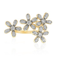 14K SI1 (G) Diamond Gold Ring