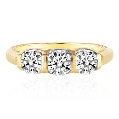 14K SI1 (G) Diamond Gold Ring (Annette)