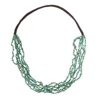 Green Turquoise Necklace (Desert Chic)