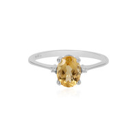 Citrine Silver Ring