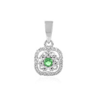 Tsavorite Silver Pendant