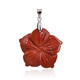 Red Jasper Silver Pendant