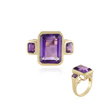 Zambian Amethyst Silver Ring