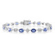 18K Blue Sapphire Gold Bracelet (de Melo)