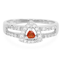 Mexican Fire Opal Silver Ring